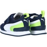 Puma R78 V Klittenband Sneaker - Jongens - Wit/blauw - Maat 20