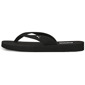 PUMA Sandy Flip Sandal Slide voor dames, Puma Zwart Puma Wit, 38 EU