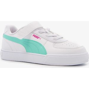 PUMA Caven AC+ PS Unisex Sneakers - White/Mint/GlowingPink - Maat 28