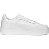 Puma - Carina Street - Sneakers - Wit - Leren Bovenkant - Rubberen Zool