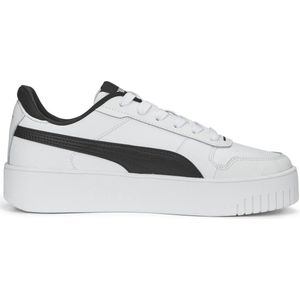 PUMA Carina Street Sneakers voor dames, Puma White PUMA Black PUMA Silver, 36 EU