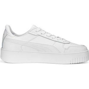 Puma - Carina Street - Sneakers - Wit - Leren Bovenkant - Rubberen Zool