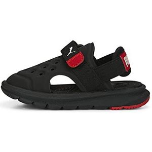 PUMA Unisex Baby Evolve Ac Inf schuifsandalen, Puma Black PUMA White For All Time Red, 27 EU