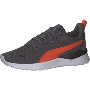 PUMA Anzarun Lite Jr uniseks-kind Sneaker ,Cool Donker Grijs Rickie Oranje Puma Zwart,38 EU