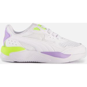 PUMA X-RAY Speed Play AC PS Sneaker, Wit Wit-Vivid Violet-Lily PAD, 10 UK Kind