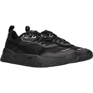 PUMA TRINITY Sneaker uniseks-volwassene, PUMA BLACK-PUMA BLACK-PUMA SILVER, 47 EU