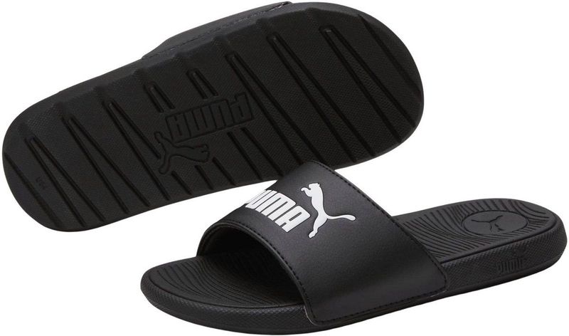 PUMA - Cool Cat 2.0 - Sandalen - Zwart/Wit - Synthetisch Leer