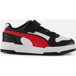 PUMA RBD Game Low AC+PS Unisex Sneakers - White/ForAllTimeRed/Black/Gold - Maat 29
