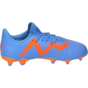 Puma - Future Play FG-AG - Kindervoetbalschoenen - Blauw - Eco-leer en Textiel