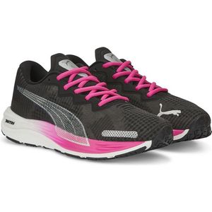 Puma Velovity Nitro 2 Wns - Runningschoenen - Dames Black / Ravish / Puma Silver 39