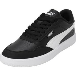 PUMA Unisex Court Ultra Lite Sneaker, Puma Zwart Puma Wit Puma Zilver, 37.5 EU