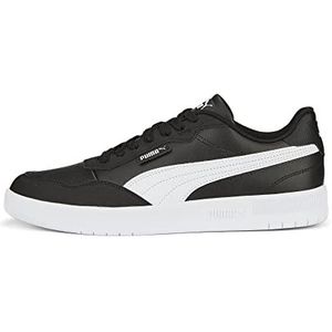 PUMA Court Ultra LITE sneakers voor heren, zwart wit zilver, 42 EU, Puma Black Puma White Puma Silver, 42 EU