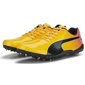 PUMA Heren Evospeed Prep Sprint 3 Track en Field Schoen, Sun Stream Sunset Glow Puma Zwart, 39 EU