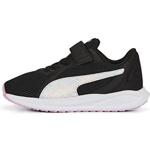 PUMA Twitch Runner Mermaid Ac Ps Sneakers voor kinderen, uniseks, Puma Zwart Nitro Blauw, 31 EU