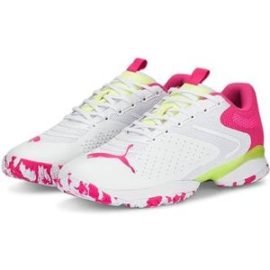 PUMA Unisex Solarattack RCT tennisschoen, Puma Wit Ravish Snel Geel, 45 EU