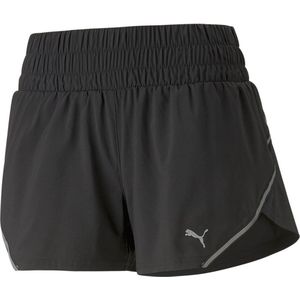 Puma Run Woven 3in Shorts Damen - Schwarz, Größe L