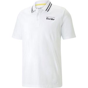 Puma Pl Korte Mouw Poloshirt Wit S Man