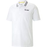Puma Pl Korte Mouw Poloshirt Wit Man