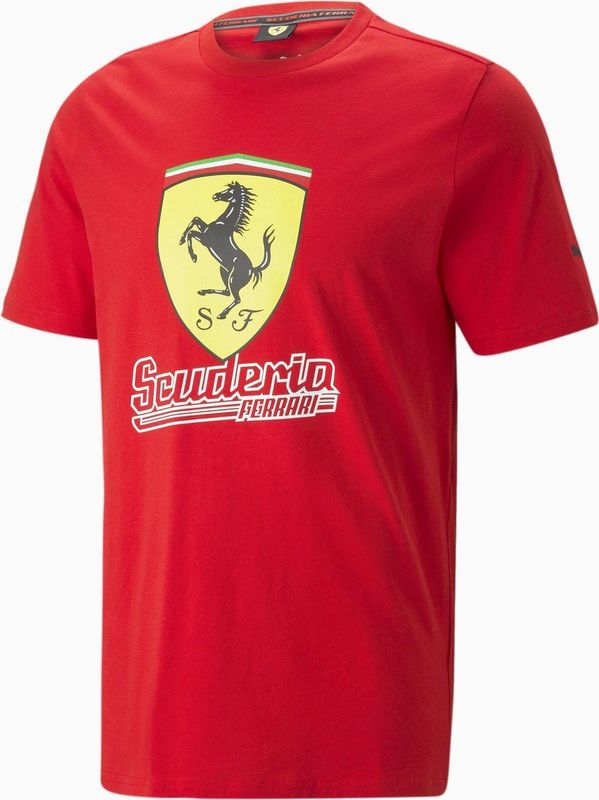 Puma Ferrari Race Big T-shirt Met Korte Mouwen Rood M Man