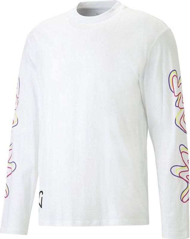 Puma Neymar Creativity T-shirt Met Korte Mouwen Wit S Man