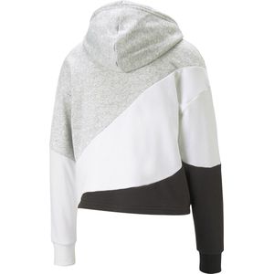 PUMA - Power Cat Hoodie - Dames Trui - Groen - Katoen