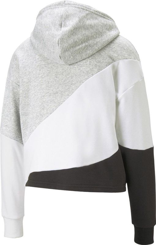 PUMA - Power Cat Hoodie - Dames Trui - Groen - Katoen