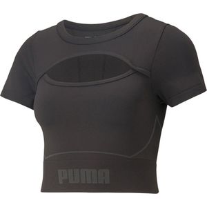 Sporttop - Naadloos - Zwart - 69% Polyester, 21% Nylon, 10% Elastaan