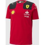 PUMA Scuderia Ferrari 2023 Team replica Charles Leclerc T-shirt L Rosso Corsa Red