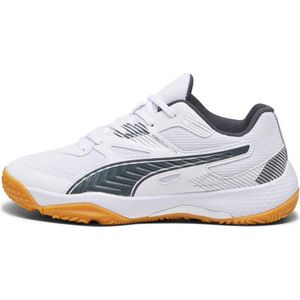 Puma Solarflash Jr II Voetbalschoenen Wit/Antraciet/Gum