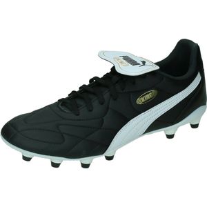 PUMA King Top Gras / Kunstgras Voetbalschoenen (MG) Zwart Wit Goud