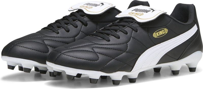 Puma - King Top - Voetbalschoen - Zwart - Imitatieleer
