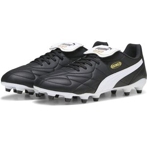PUMA KING TOP FG/AG Unisex Sportschoenen - PUMA Black-PUMA White-PUMA Gold - Maat 46