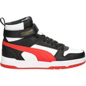 PUMA Rbd Game Jr Sneakers voor kinderen, uniseks, PUMA White-for All Time Red PUMA Zwart-goud