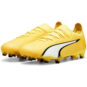 PUMA Ultra Ultimate Gras / Kunstgras Voetbalschoenen (MG) Geel Wit Zwart