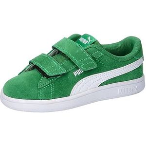 PUMA Smash 3.0 SD V Inf Sneakers voor kinderen, uniseks, groen/wit (archief groen PUMA White), 21 EU