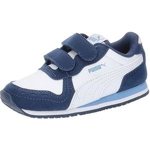 PUMA Cabana Racer SL 20 V Inf, sneakers, uniseks, baby, Puma wit/blauw (White PUMA White Perzisch Blue), 21 EU