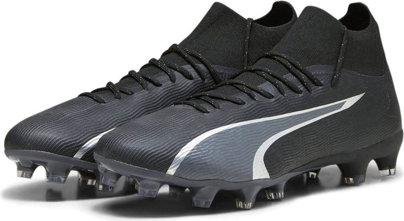 PUMA Ultra Pro - Voetbalschoenen - Zwart Zilver - Synthetisch Materiaal