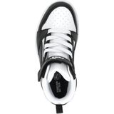 PUMA Rebound V6 Mid Jr Sneakers - PUMA White-PUMA Black-Shadow Gray - Imitatieleer
