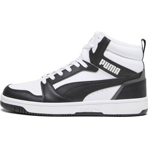 PUMA Rebound v6 Unisex Sneakers - PUMA White-PUMA Black-Shadow Gray-PUMA White - Maat 43