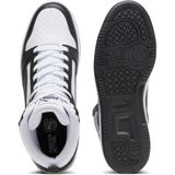 PUMA Rebound v6 Unisex Sneakers - PUMA White-PUMA Black-Shadow Gray-PUMA White - Maat 46