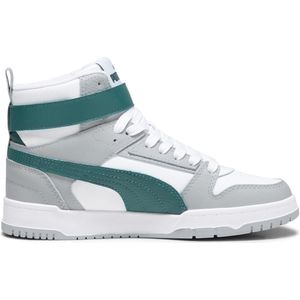 PUMA RBD Game Jr FALSE Sneakers - PUMA White-Malachite-Cool Mid Gray-Gold - Maat 38.5