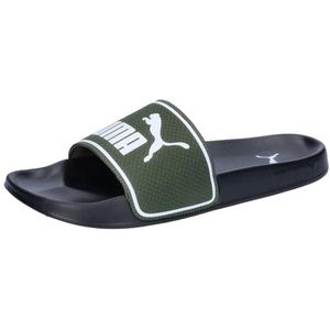 PUMA Leadcat 2.0 uniseks-volwassene Slippers Slide, MYRTLE-PUMA WHITE-PUMA BLACK, 39 EU