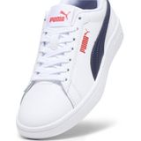 Puma Smash 3.0 Leather Sneakers Teenager Schuhe Für Für Kinder | White/Navy/Red | Größe: 38