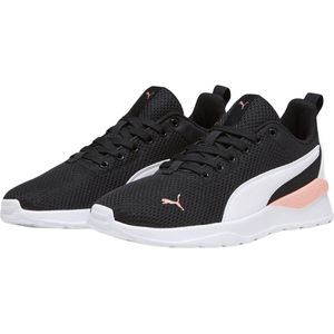 PUMA Anzarun Lite uniseks-volwassene Sneaker,Black White Peach Smoothie Pink,36 EU