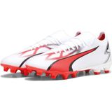 Puma Fussball Ultra Match FG/AG | Fußballschuhe für Unisex | Weiß