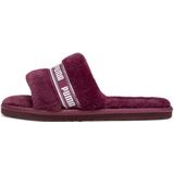 PUMA Fluff Slide Sandaal voor dames, Donkere Jaspis Warm Wit, 39 EU