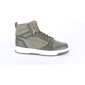 PUMA PUMA Rebound V6 Mid Wtr Jr Sneakers, uniseks, kinderen, PUMA de sneeuwduin alpine wit