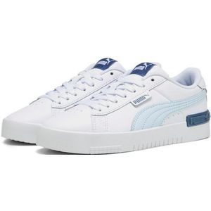 PUMA Jada Jr Gymschoenen voor meisjes en meisjes, Puma Wit Icy Blue Inky Blue, 37.5 EU