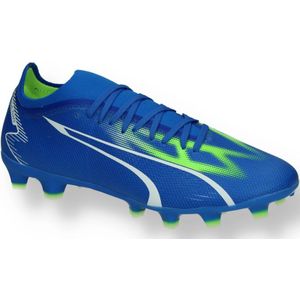 PUMA Ultra Match Gras / Kunstgras Voetbalschoenen (MG) Blauw Wit Felgroen