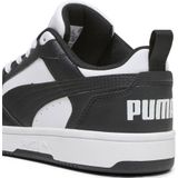 PUMA Rebound V6 Low Sneakers Kids Wit Zwart